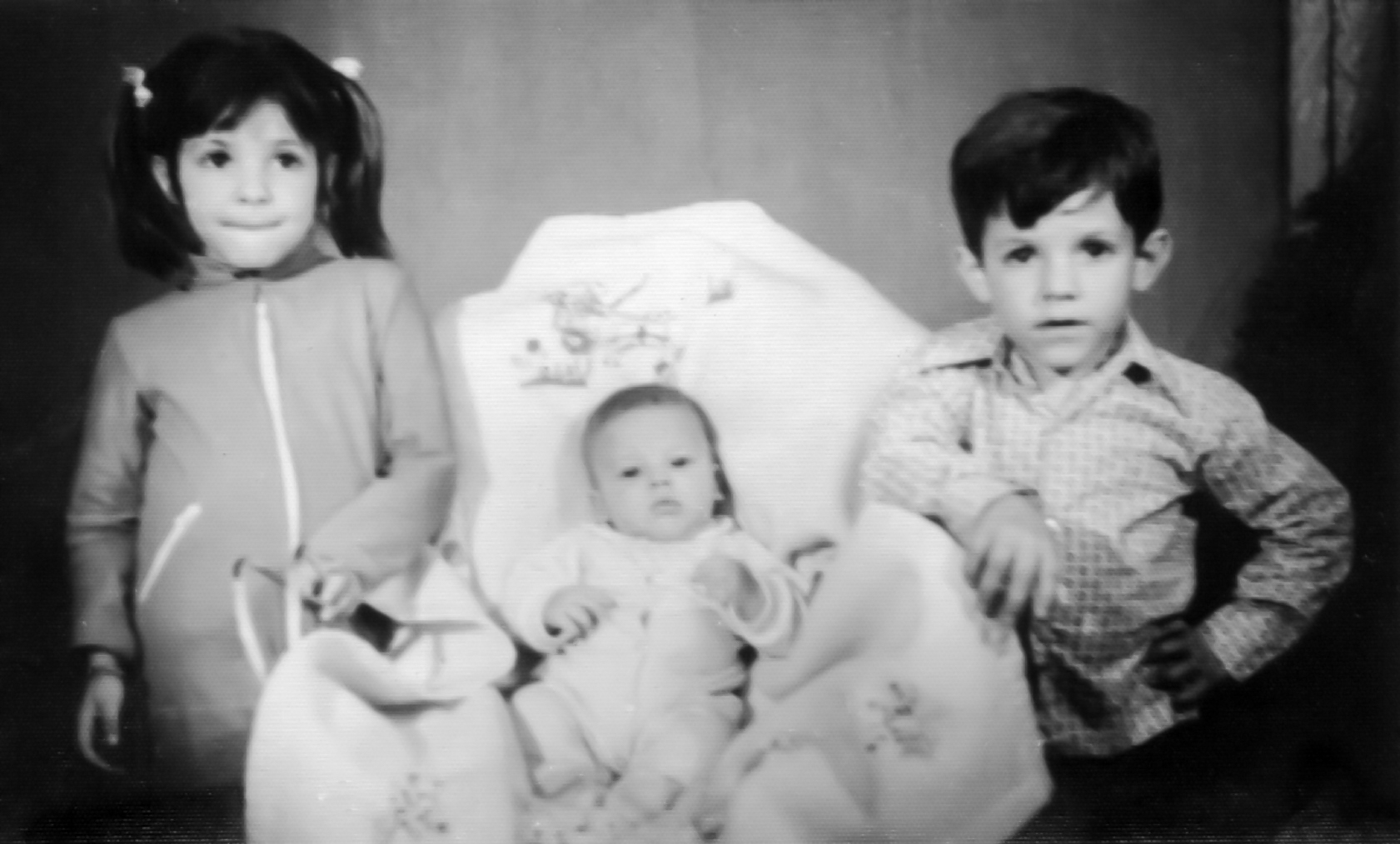 Marjory, Guy e Sidney Pacheco 1972