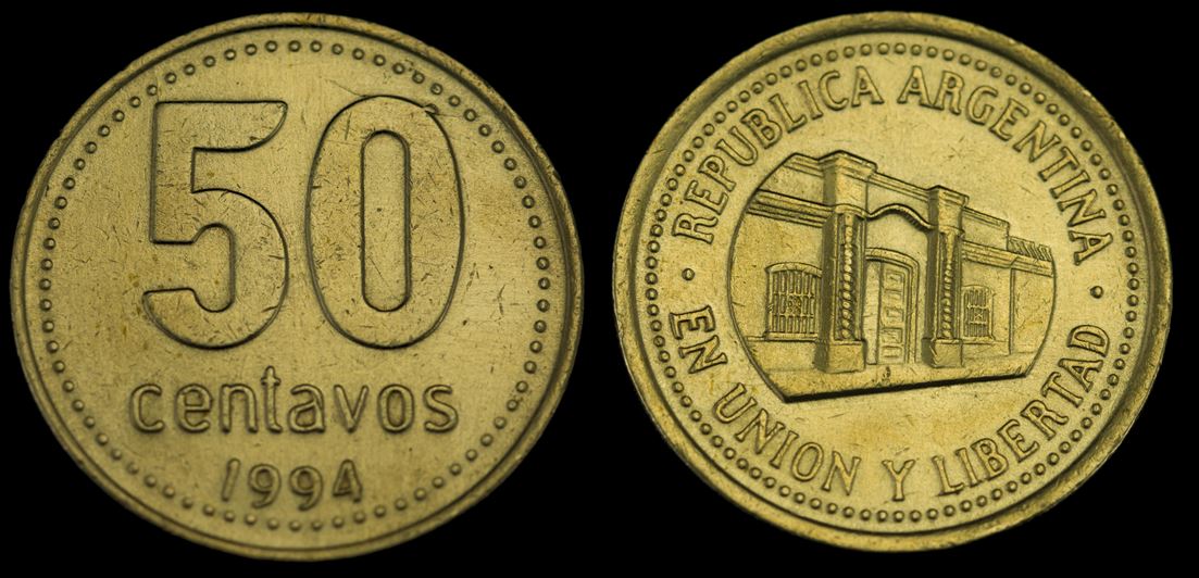Moeda 50 centavos de Peso 1994 Moeda 50 centavos 1994