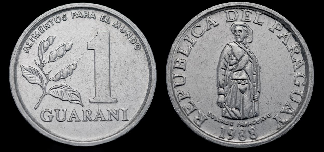 Moeda Oficial do Paraguai NZ01 - Ivango