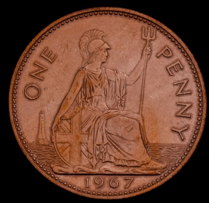 Moeda Penny de 1967