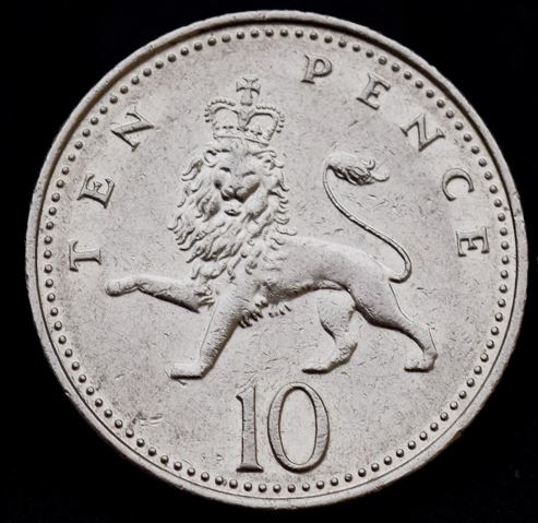 Moeda 10 Pence de 2003