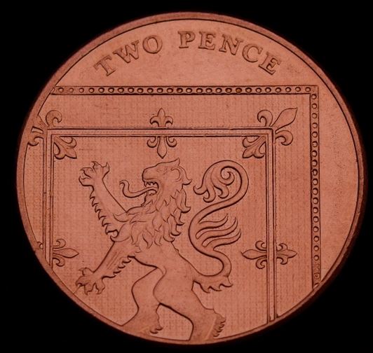 Moeda 2 Pence de 2014