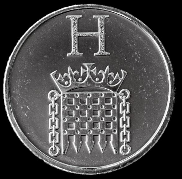 Moeda 10 Pence Srie Alfabeto Letra H de 2018 - Houses of Parliament