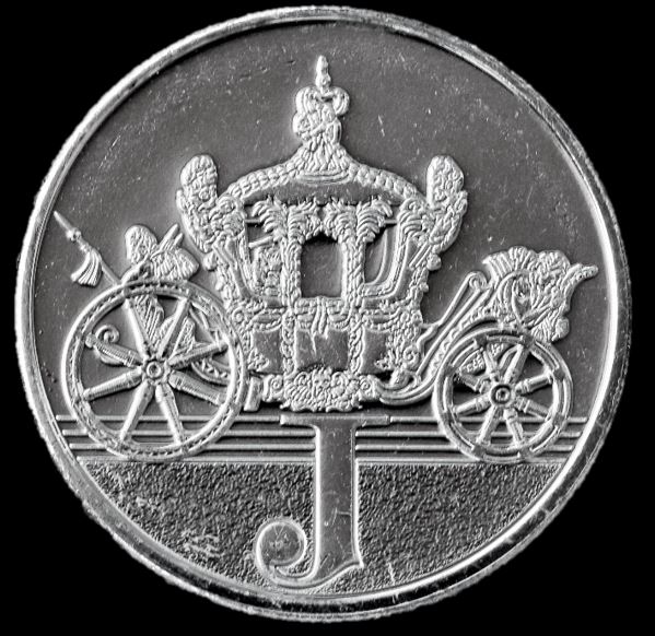 Moeda 10 Pence Srie Alfabeto Letra J de 2018 - Jubilee